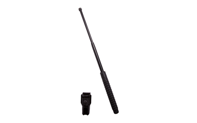Caliber Gourmet Uzi Expandable Baton, 21" Long Expanded, 8.25" Closed, Rubber Grip, Black