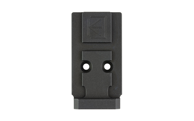 Calculated Kinetics DOGTAG Optic Plate, ACRO P2 Footprint, Fits GLOCK M.O.S. (Not 43X), Anodized Finish, Black