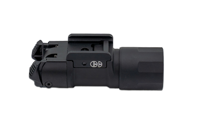 Cloud Defensive Enhanced Pistol Light, 1,200 Lumens, 52,000 Candela, Anodized Finish, Black, Fits Picatinny, Glock, and Sig Sauer