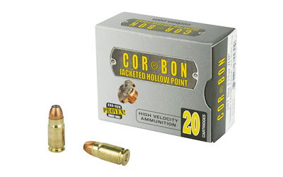 Corbon Ammo Self Defense, 357SIG, 125 Grain, Jacketed Hollow Point, 20 Round Box