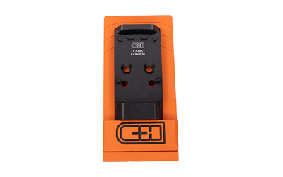 C&H Precision V4, Optic Mounting Plate, Fits Optic Ready CZ P10 to Holosun EPS/EPS Carry, Anodized Finish, Black