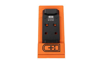 C&H Precision V4, Optic Mounting Plate, Fits Optic Ready CZ P10 to Holosun 407K/507K, Anodized Finish, Black