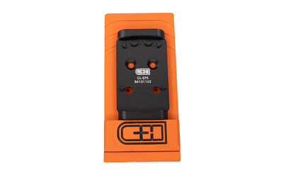 C&H Precision V4, Optic Mounting Plate, Fits Glock MOS (Not 43X) to Holosun EPS/EPS Carry, Anodized Finish, Black