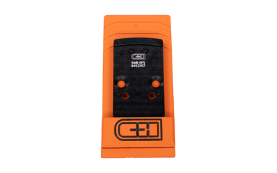 C&H Precision V4, Optic Mounting Plate, For Converting Trijicon RMR Footprint to Holosun EPS/EPS Carry, Anodized Finish, Black
