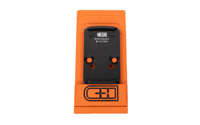 C&H Precision V4, Optic Mounting Plate, For Converting Trijicon RMR Footprint to Holosun 407K/507K, Anodized Finish, Black