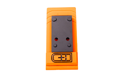 C&H Precision V4, Optic Mounting Plate, For Echelon to Holosun 407K/507K and C&H EDC, Anodized Finish, Black