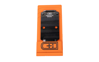 C&H Precision V4, Optic Mounting Plate, For S&W 2.0 Core to Trijicon RMR/SRO, Holosun 407C/507C/508C/508T, C&H EDC-XL/COMP, Anodized Finish, Black