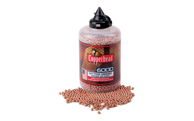 Crosman Copperhead .177 BB, 6000 BB's Per Bottle, Plastic Bottle
