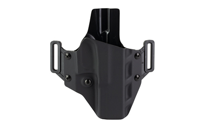 Crucial Concealment Covert OWB, Outside Waistband Holster, Right Hand, Kydex, Black, Fits Glock 17