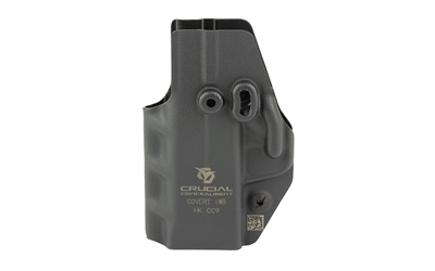 Crucial Concealment Covert IWB, Holster, Ambidextrous, Black, Kydex, Fits HK CC9