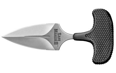 Cold Steel Safe Maker II, Fixed Blade Knife, AUS8A Steel, Plain Edge, 3.25" Blade, Includes Secure-Ex Sheath