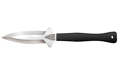 Cold Steel Hide Out, Fixed Blade Knife, 6.5" Blade, AUS 8A/Stainless Steel, Griv-Ex Handle, Double-Edged Blade
