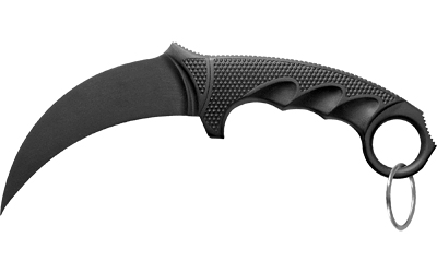Cold Steel FGX Karambit, Fixed Blade Knife, 4" Blade, Karambit, Plain Edge, Black Handle, Kray-Ex, Black