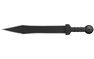 Cold Steel Gladius Machete, Machete, 18" Blade, Plain Edge, 1055 Carbon, Black with Black Handle, Includes Cor-EX Sheath