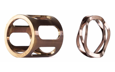 Dead Air Armament Dead Air Mojave 9 Fixed Barrel Spacer, 17-4 Stainless Steel Construction, Heat Treated Stainless Finish