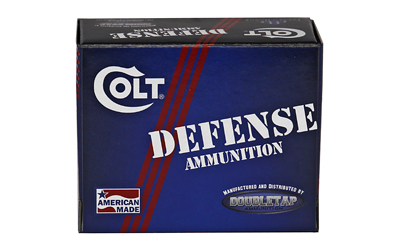 DoubleTap Ammunition Colt Defense, 9MM, 124Gr, Jacketed Hollow Point, 20 Round Box