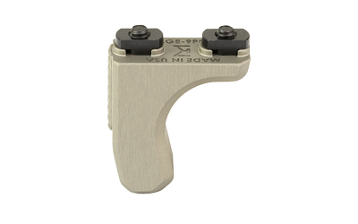 Die Free Co Full Stop, Foregrip, Clear Anodized Finish, Gray, Fits M-LOK