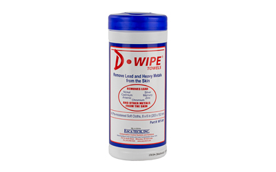 D-Lead Wipes, 40 Count, Disposable Wipes, 12/Pack, Pop Up Canister