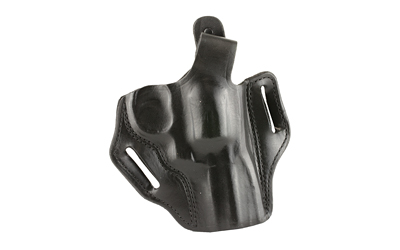 DeSantis Gunhide Thumb Break Scabbard Belt Holster, Fits 3" Colt Python, 3" Ruger GP100, 2 1/2-3" S&W L Frame, Right Hand, Black Leather