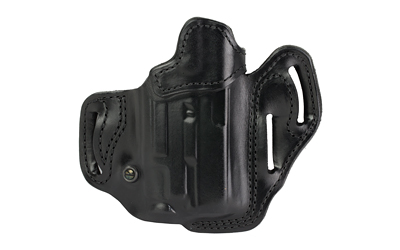 DeSantis Gunhide Vengeance Scabbard, #201, Light Bearing OWB Holster, Leather, Right Hand, Black