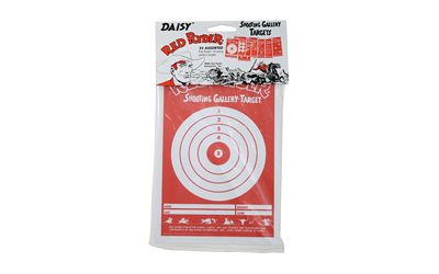 Daisy Red Ryder Gallery Targets, Paper Target, 25 Count