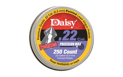 Daisy PrecisionMax Pointed, .22 Cal, 250 per Tin