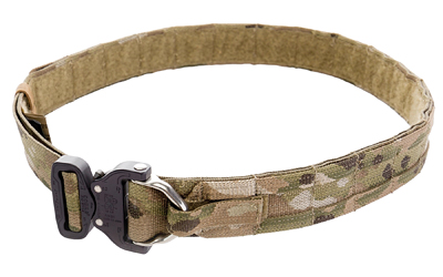 Eagle Industries Operator Gun Belt, Cobra Buckle D-Ring Attachment, Two Rows of Molle, Large 39"-44", Multicam