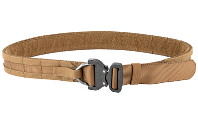 Eagle Industries Operator Gun Belt, Cobra Buckle w/D-Ring Attachment, Two Rows of Molle, Large 39"-44", Coyote