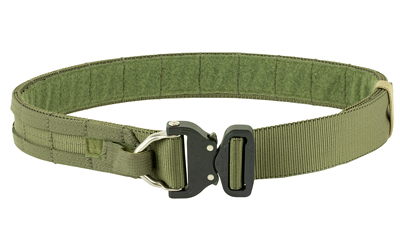Eagle Industries Operator Gun Belt, Cobra Buckle w/D-Ring Attachment, Two Rows of Molle, Medium 34"-39", Ranger Green