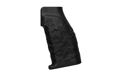 Edgar Sherman Design Granite Grip, Topo Texture, Fits AR Platform, Matte Finish, Black