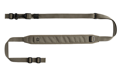 Edgar Sherman Design ESD Sling, Padded, 2-Point Combat Sling, 1", Matte, Ranger Green and Black, 20+ Inches of Adjustment