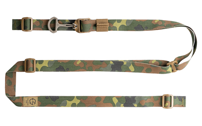 Edgar Sherman Design ESD Sling, 2-Point Combat Sling, 1", Matte, Flecktarn, 20+ Inches of Adjustment; Mounting Hardware Not Included