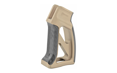Fortis Manufacturing, Inc. Torque, Pistol Grip, with Carbon Fiber, Fits AR Rifles, Anodized Flat Dark Earth Finish
