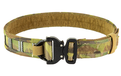 GBRS Group Assaulter Belt System, 20 Molle Sections, 1.75" Cobra Buckle with D-Ring, Medium, 1.5" Nylon Scuba Webbing Construction, Multicam