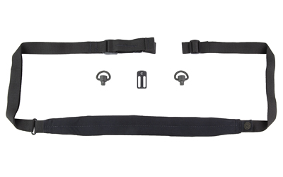GBRS Group Second Best Sling Bundle, 40" Adjustable Front End, 20" Adjustable Back End, 16" Minimalist Neck Pad, Black