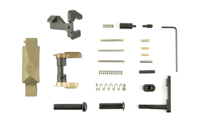 Geissele Automatics Lower Parts Kit, Ultra Duty, For AR-15, Desert Tan, Does Not Include Fire Control Group