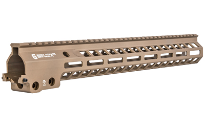 Geissele Automatics MK14, Super Modular Rail, Handguard, 15", M-LOK, Barrel Nut Wrench Sold Separately (GEI-02-243), Gas Block Not Included