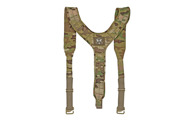 Grey Ghost Gear UGF 3 Point Suspenders, Harness, For UGF Battle Belt, MultiCam