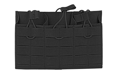Grey Ghost Gear Compact Triple Mag Panel 5.56, Mag Pouch, Fits AR-15 Magazines, Laminate Nylon