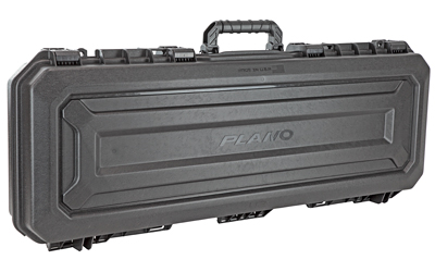 Plano All Weather, 42" Rifle Case, Thick-Wall Reinforced Polypropylene Construction, Black, 44.4"x16.8"x6.4", 13.1 lbs