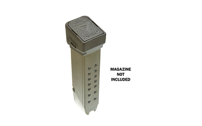 Ghost Inc. Mother of All Baseplates, LoViz, Mag Extension, +4 Rounds of 9MM or 3 Rounds of 40, Matte Finish, Black