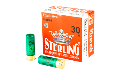 Sterling Exclusive Series, 12 Gauge 2.75", #8, 1 1/6 oz, Shot Shell, 25 Round Box