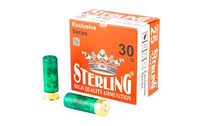 Sterling Exclusive Series, 12 Gauge 2.75", #9, 1 1/6 oz, Shot Shell, 25 Round Box