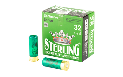 Sterling Exclusive Series, 12 Gauge 2.75", #5, 1 1/8 oz, Shot Shell, 25 Round Box