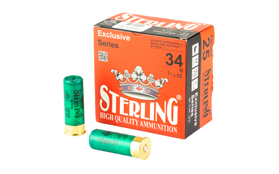 Sterling Exclusive Series, 12 Gauge 2.75", #7, 1 3/16 oz, Shot Shell, 25 Round Box