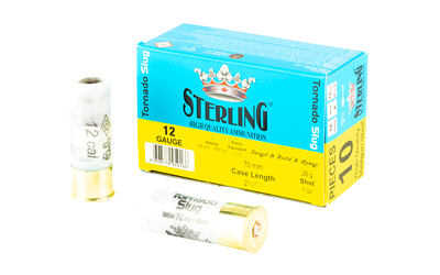 Sterling Big Game Series, 12 Gauge 2.75", 1 oz, Tornado Slug, 10 Round Box