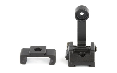 Griffin Armament M2 Folding Rear Sight, Includes 12 O'Clock Bases, Fits Picatinny, Matte Finish