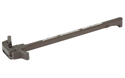 Griffin Armament SN-ACH 10, AR-10 Charging Handle, Ambidextrous, Forward-Facing Gas Vent, Anodized Finish, Terra Brown