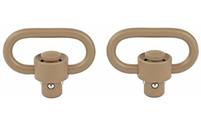 GrovTec Heavy Duty Push Button Swivels, Flat Dark Earth
