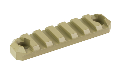 GrovTec 7 Slot Rail Section, Cerakote Finish, Coyote, M-LOK